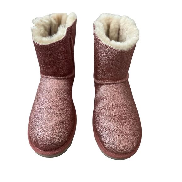 Ugg pink sequin Bailey bow boots - Picture 2 of 6